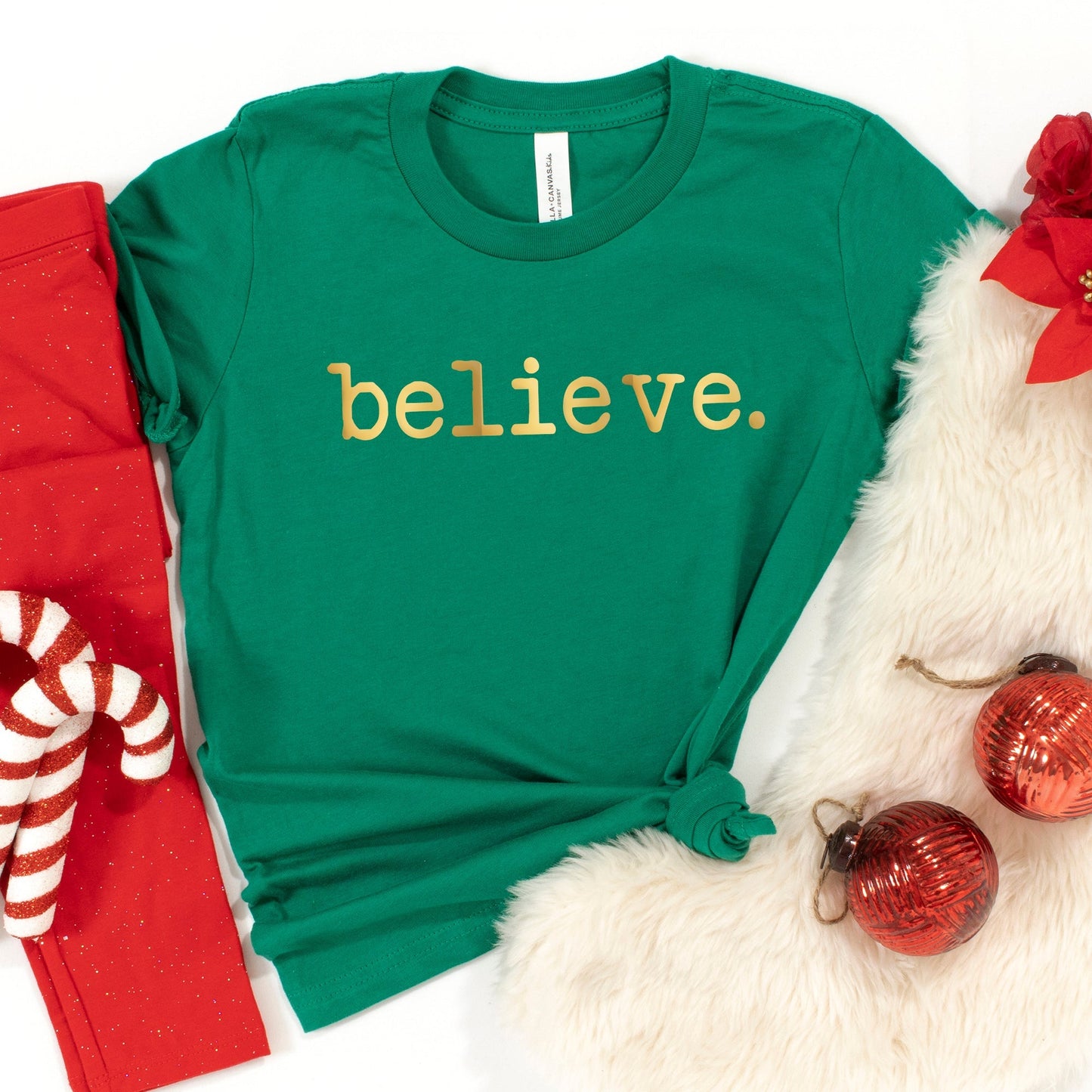 Believe Puff Print | Youth Graphic Short Sleeve Tee