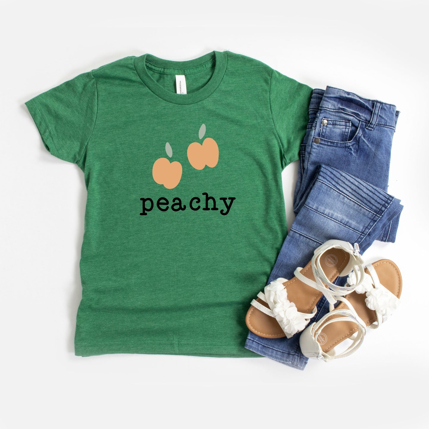 Peachy Fruit | Youth Short Sleeve Crew Neck
