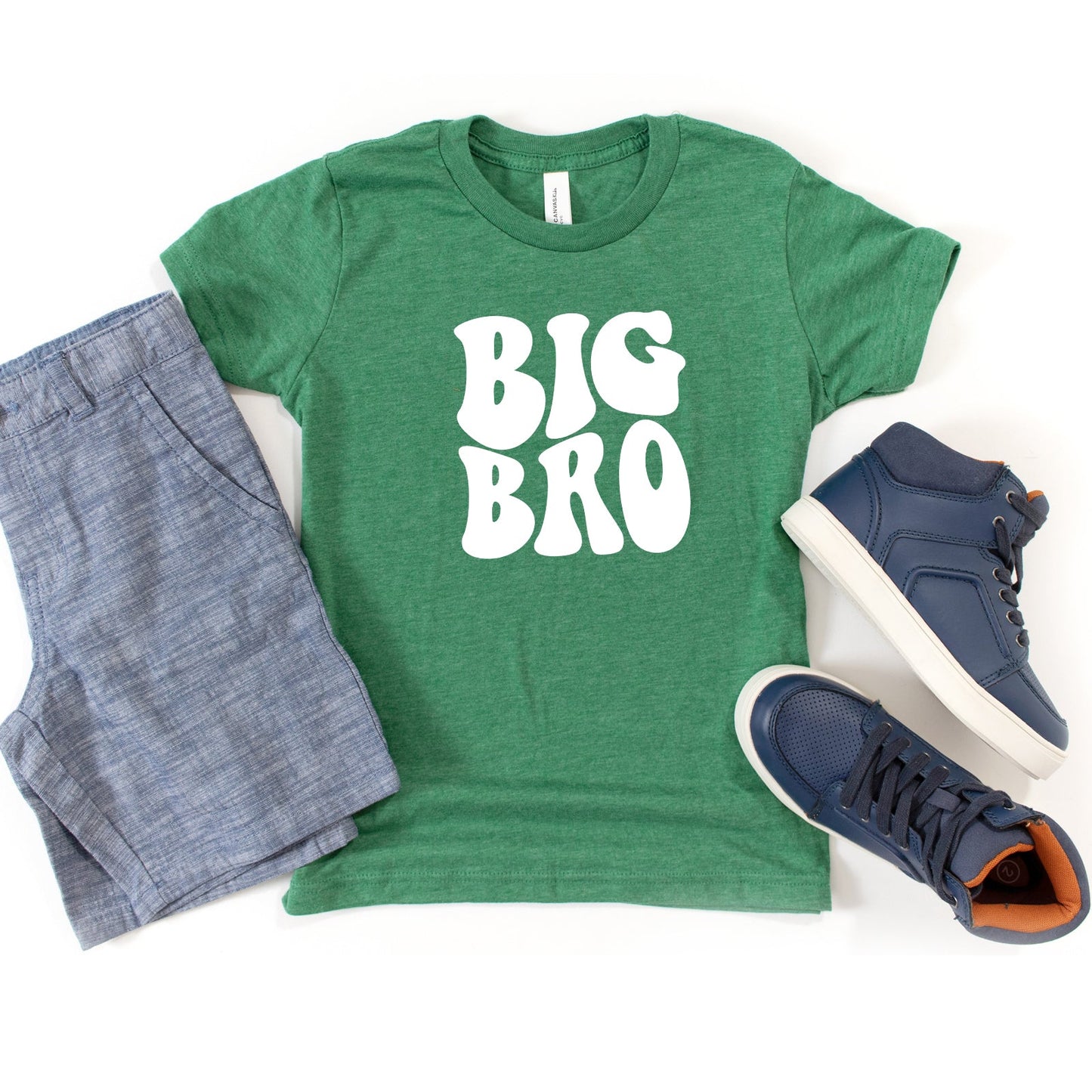 Big Bro Wavy | Youth Short Sleeve Crew Neck