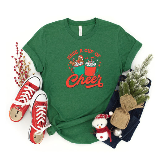Retro Cup Of Cheer | Youth Short Sleeve Crew Neck