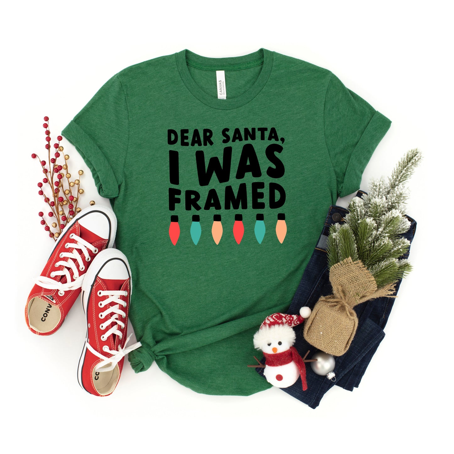 I Was Framed Lights | Youth Short Sleeve Crew Neck