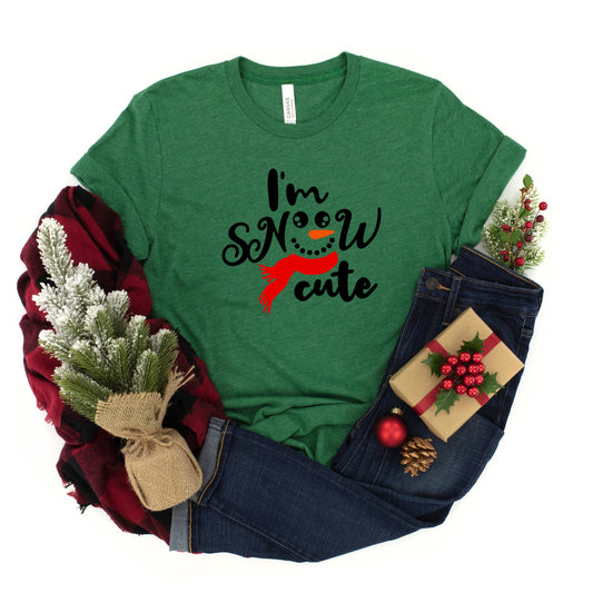 I'm Snow Cute | Youth Short Sleeve Crew Neck