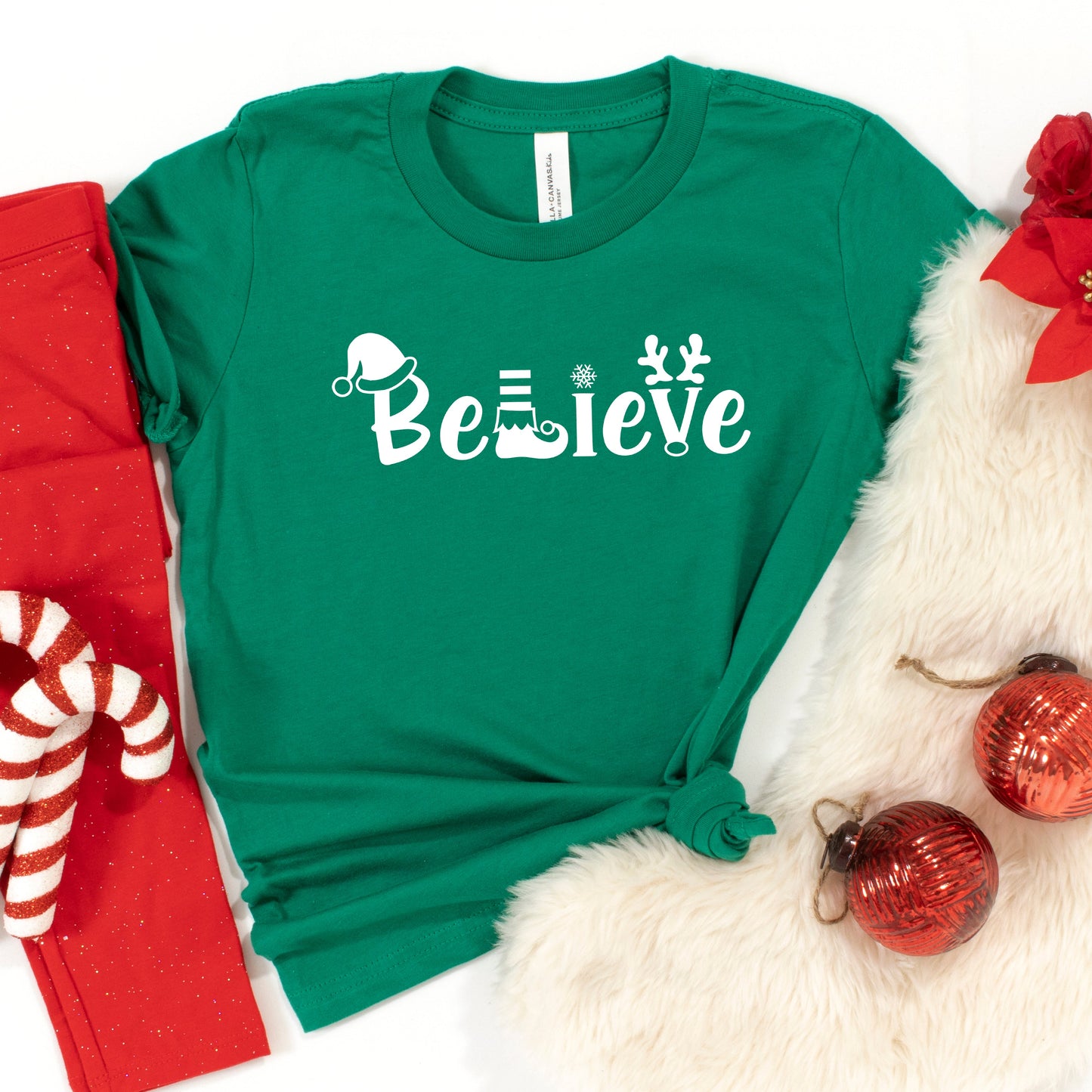 Believe Christmas | Youth Short Sleeve Crew Neck