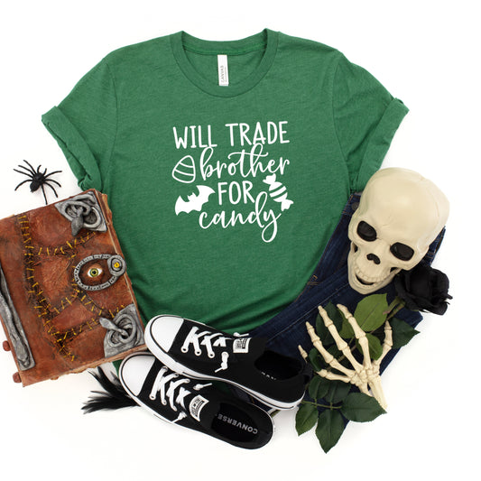 Will Trade Brother For Candy | Youth Short Sleeve Crew Neck
