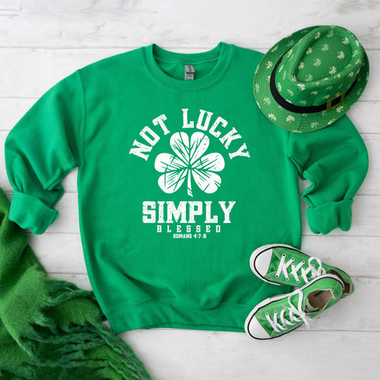 Not Blessed Lucky Clover | Sweatshirt