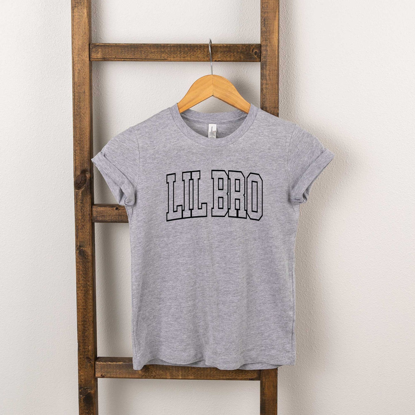Lil Bro Varsity Outline | Toddler Graphic Short Sleeve Tee