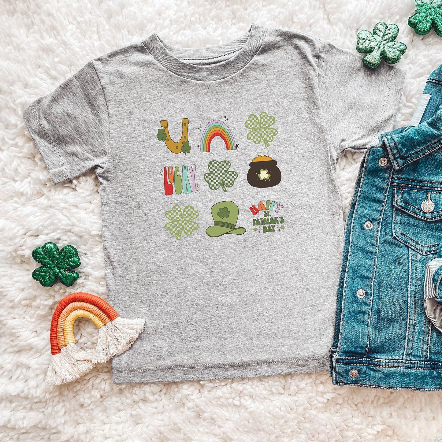 St. Patrick's Icons Chart | Toddler Short Sleeve Crew Neck