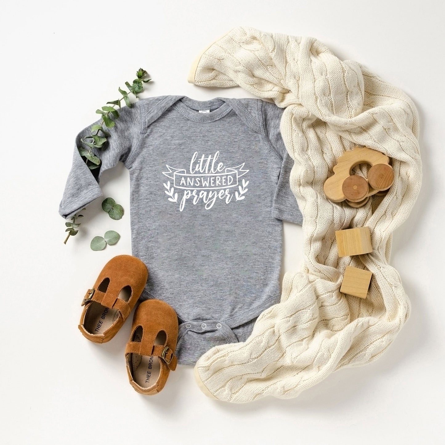 Little Answered Prayer | Baby Long Sleeve Onesie