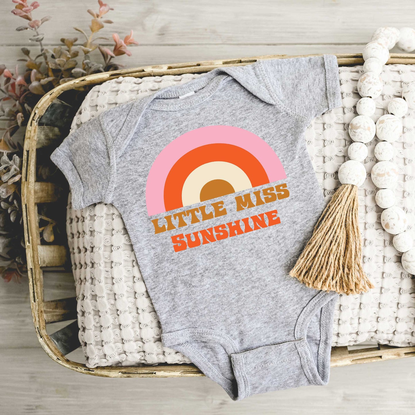 Little Miss Sunshine | Baby Graphic Short Sleeve Onesie