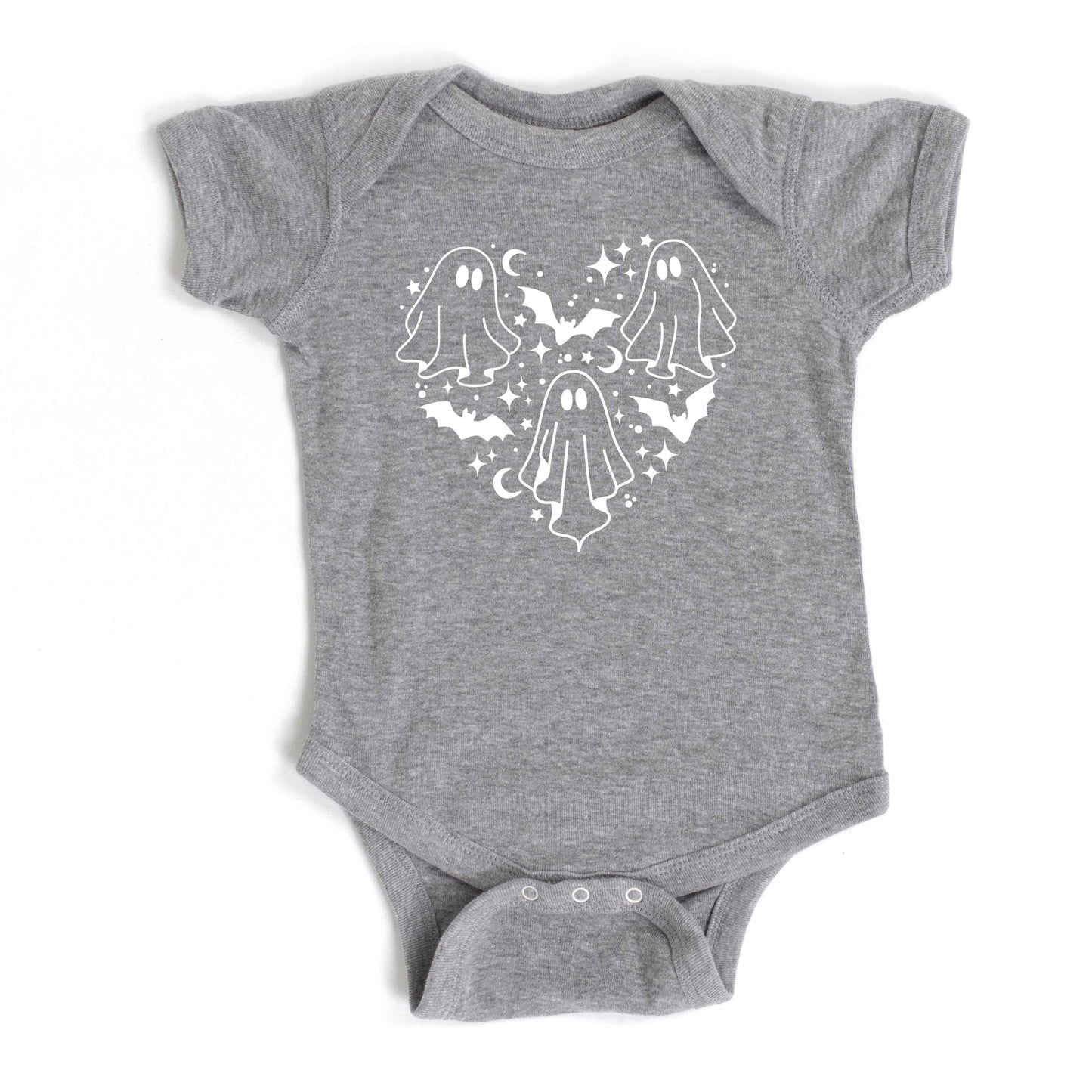 Ghosts Heart | Baby Graphic Short Sleeve Onesie