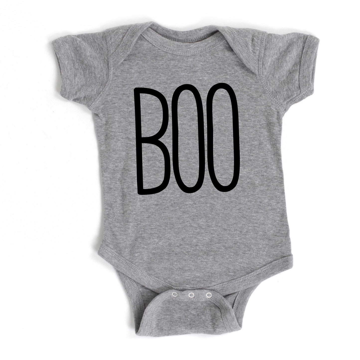 Boo Word | Baby Graphic Short Sleeve Onesie