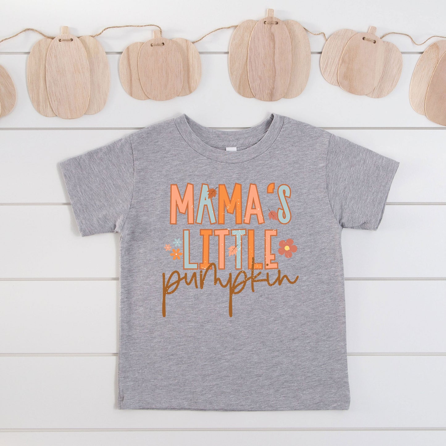 Mama's Little Pumpkin | Toddler Graphic Short Sleeve Tee