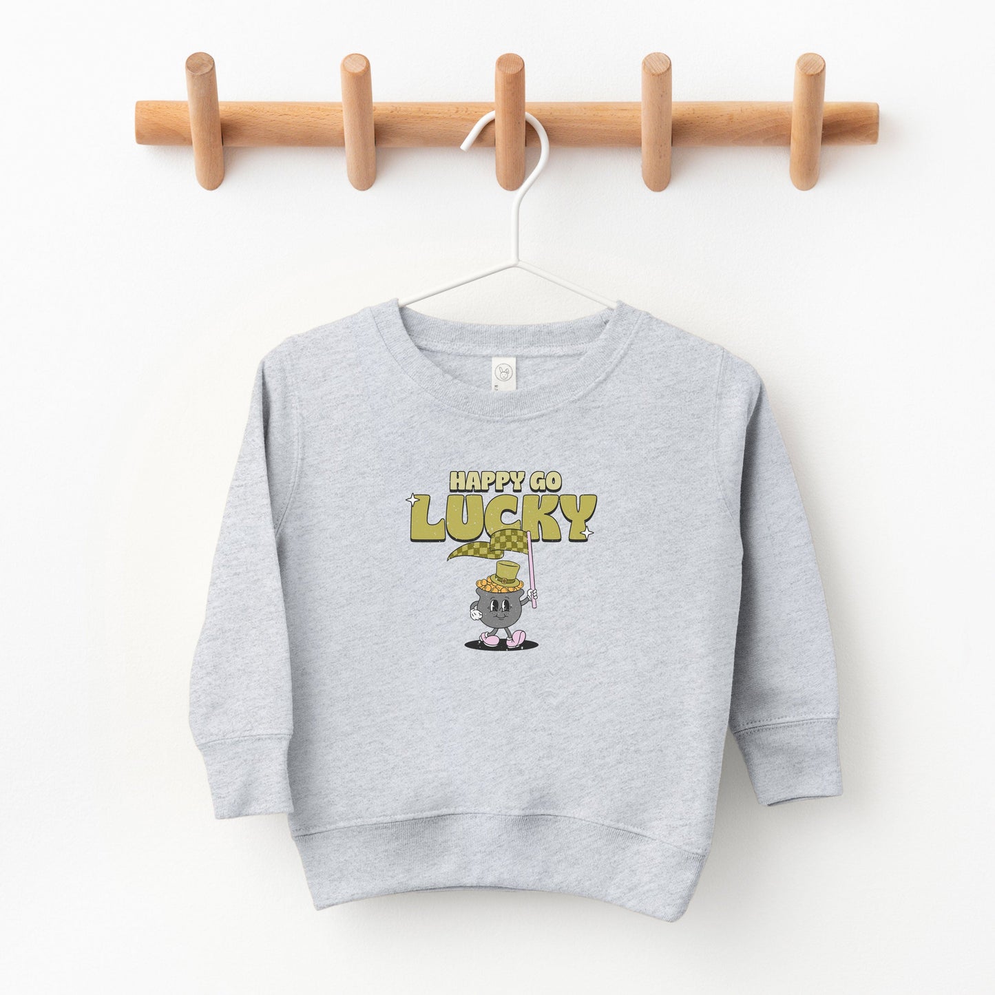 Happy Go Lucky Pot Of Gold | Toddler Sweatshirt
