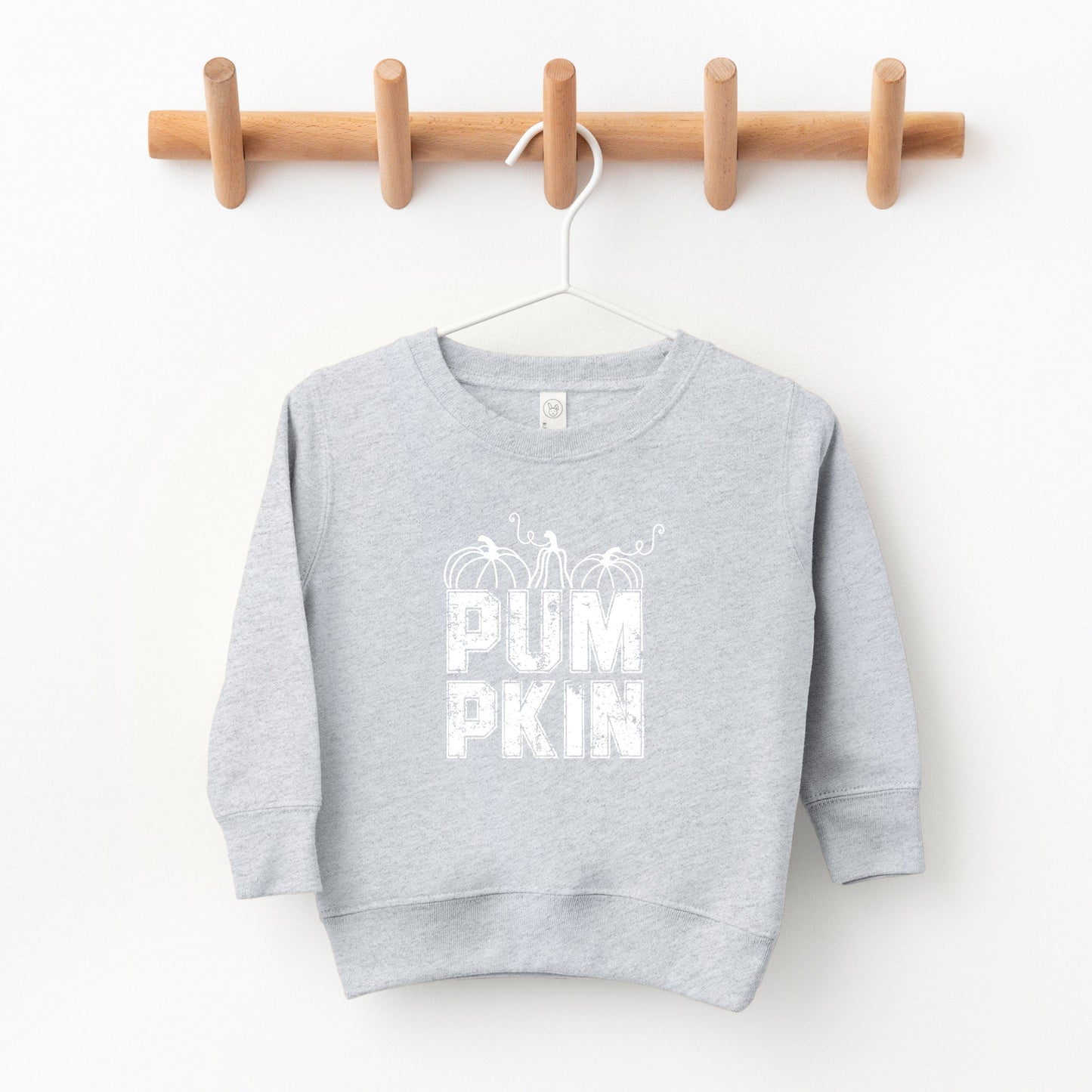 Pumpkin Distressed | Toddler Graphic Sweatshirt