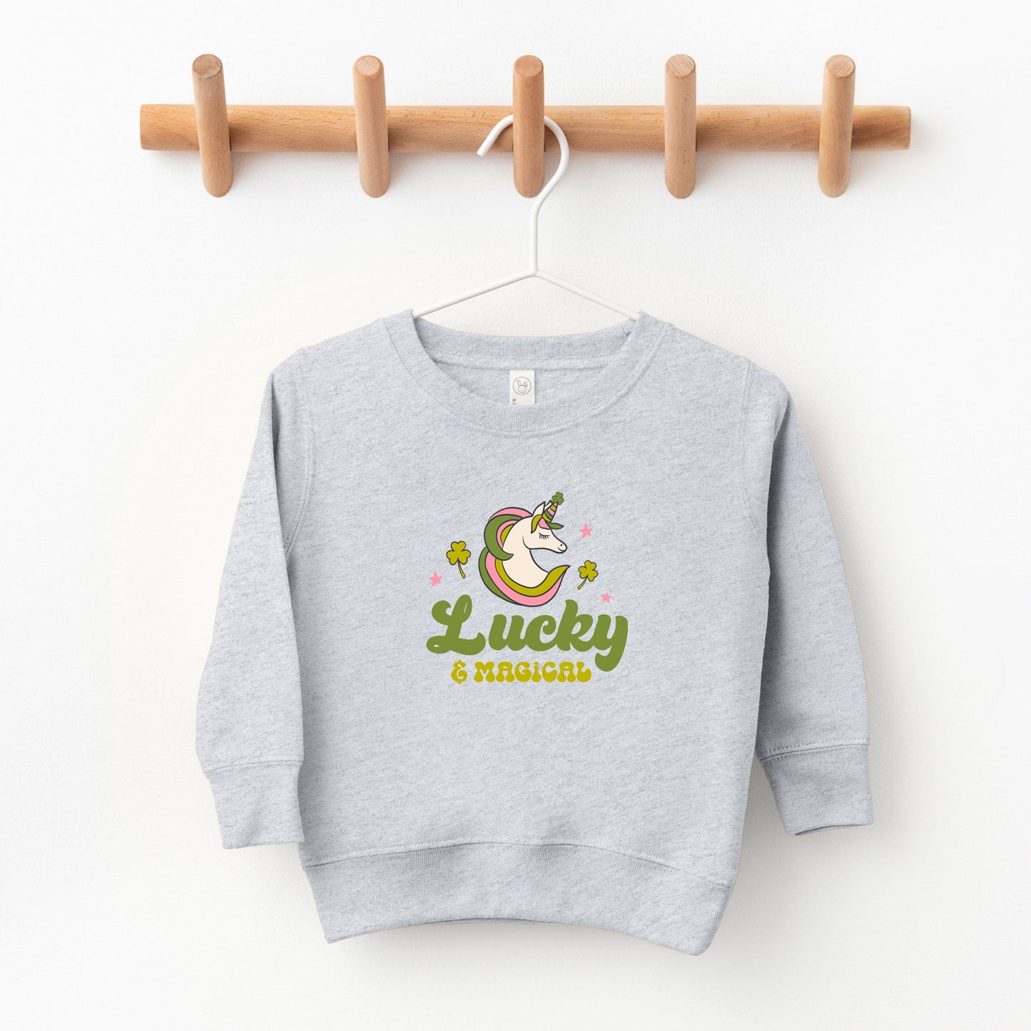 Lucky Magical Unicorn | Toddler Sweatshirt