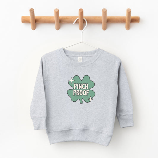 Pinch Proof Shamrock | Toddler Sweatshirt