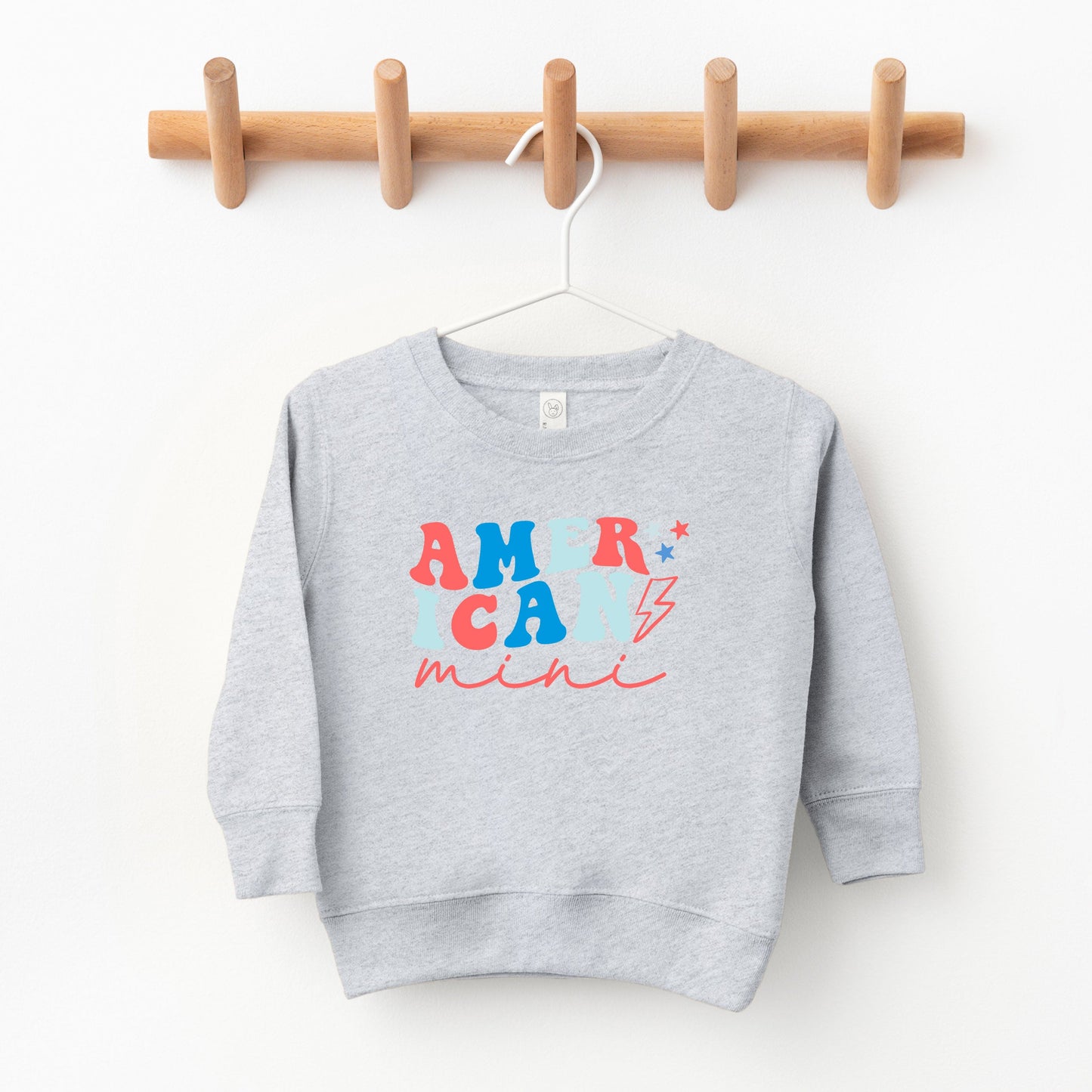 American Mini Lightning Bolt | Toddler Sweatshirt