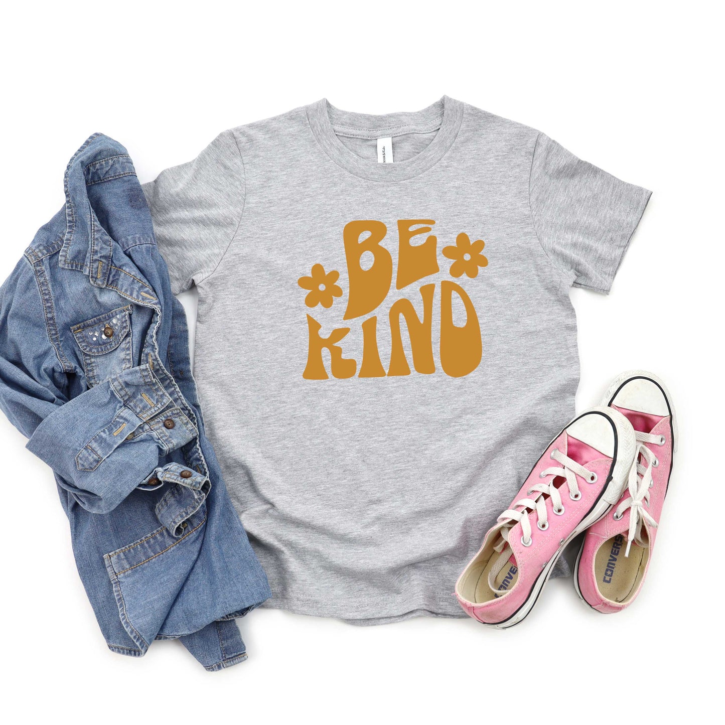 Be Kind Daisies | Youth Short Sleeve Crew Neck