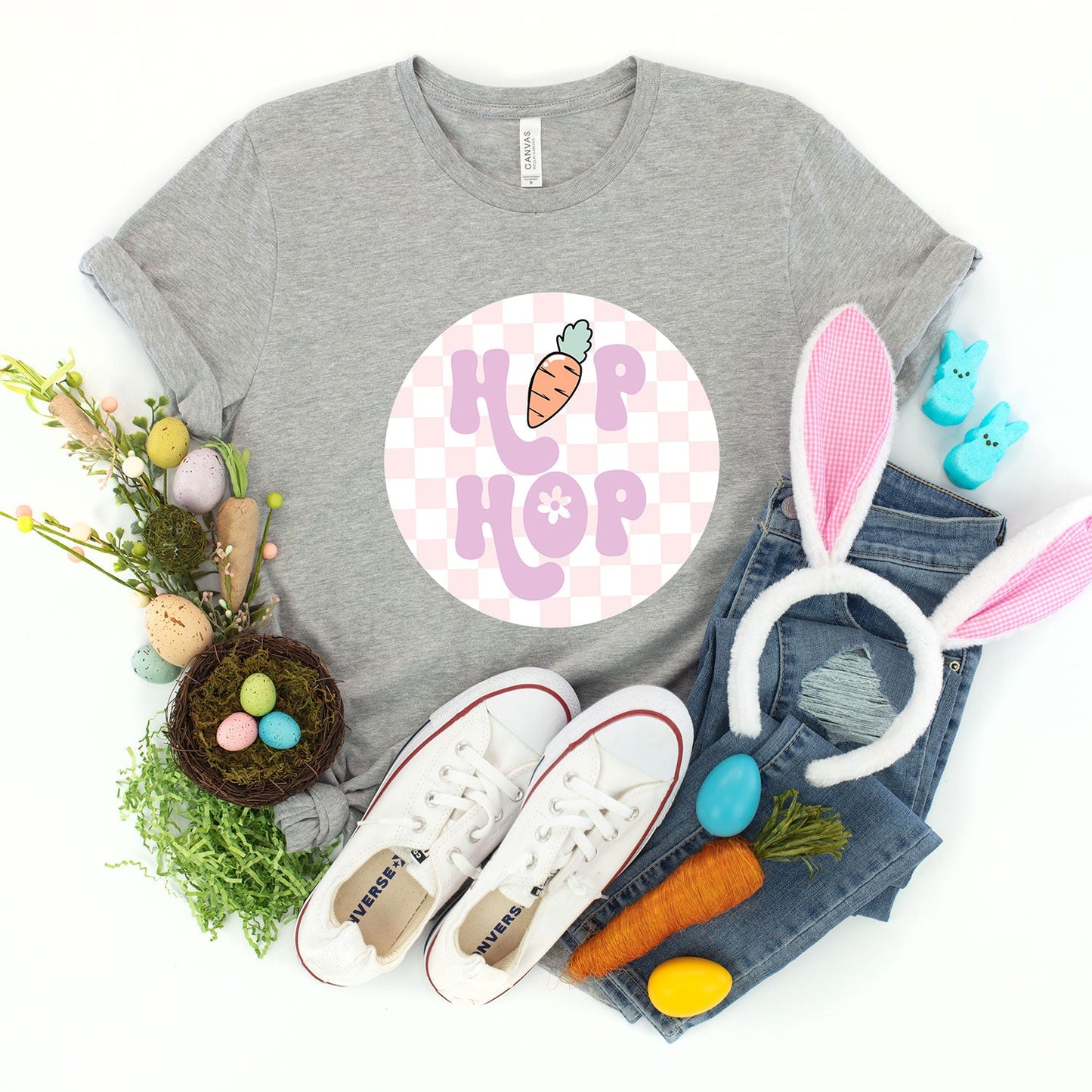 Checkered Hip Hop | Youth Short Sleeve Crew Neck