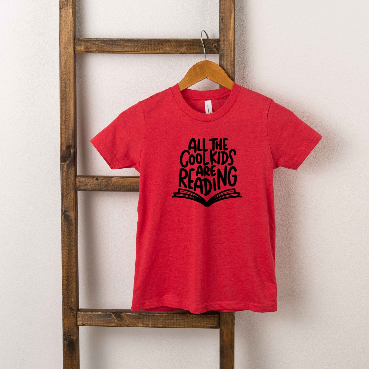 All The Cool Kids Are Reading | Toddler Short Sleeve Crew Neck