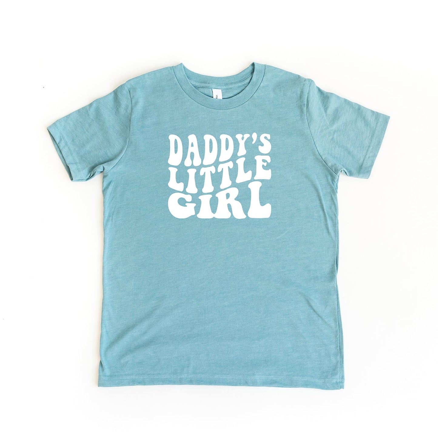 Daddy's Little Girl Wavy | Youth Short Sleeve Crew Neck