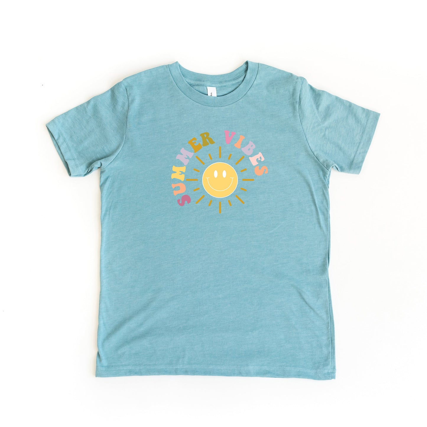 Summer Vibes Sun | Youth Short Sleeve Crew Neck
