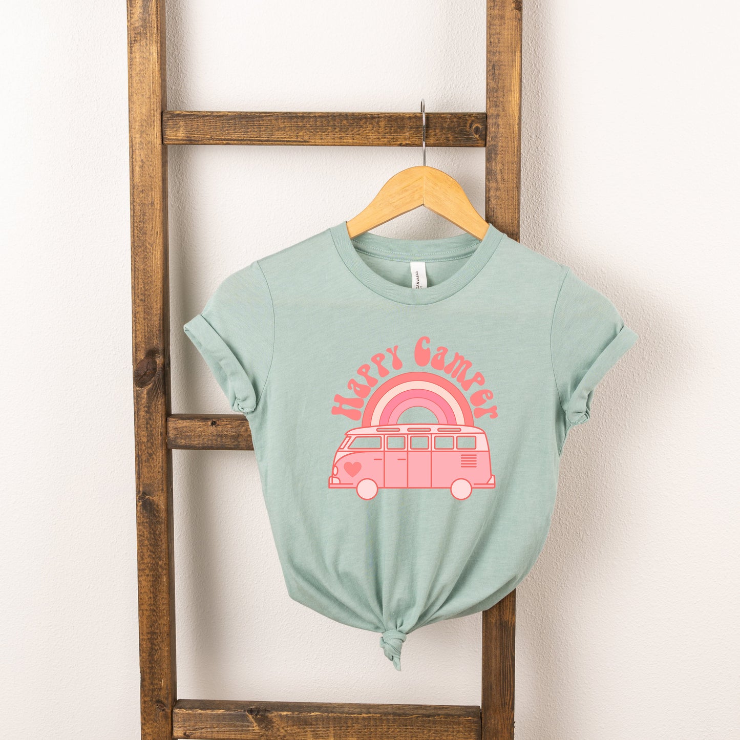 Happy Camper Van | Youth Short Sleeve Crew Neck
