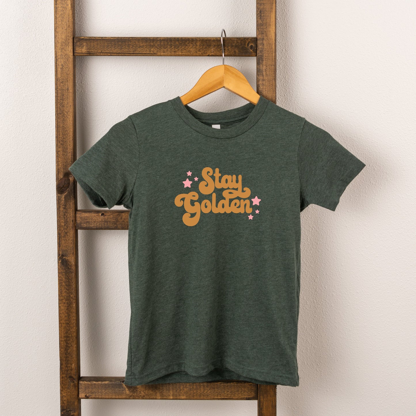 Stay Golden Stars | Toddler Short Sleeve Crew Neck