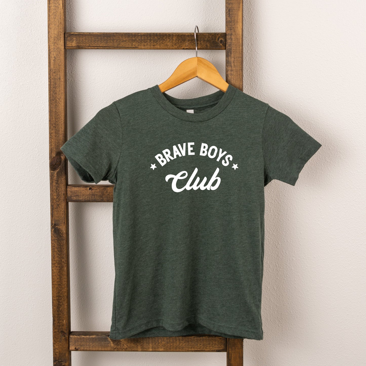Brave Boys Club Stars | Toddler Short Sleeve Crew Neck