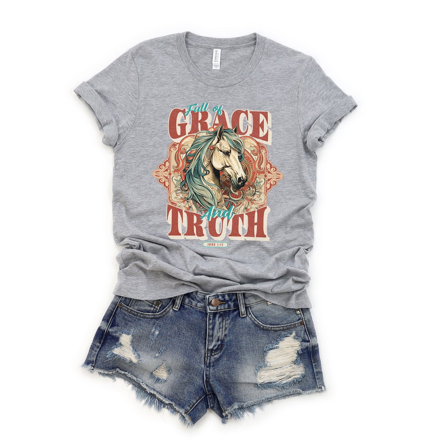 Grace Horse | Short Sleeve Crew Neck