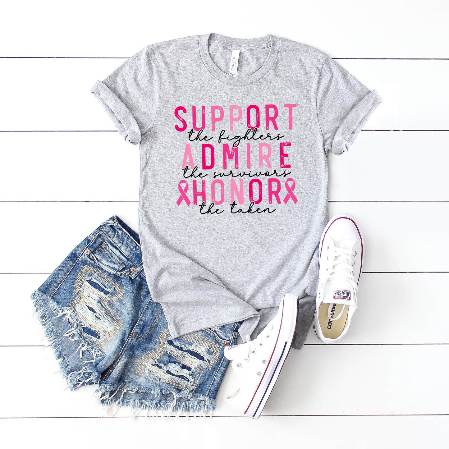 Support Admire Honor | Short Sleeve Crew Neck