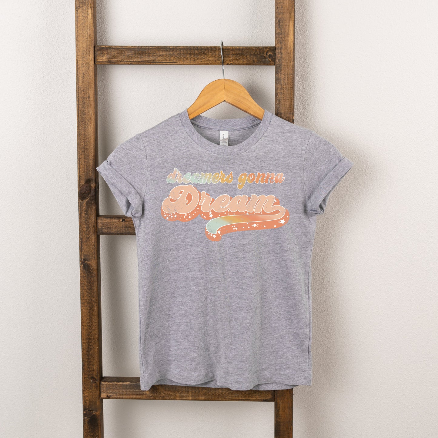 Retro Dreamers Gonna Dream | Toddler Short Sleeve Crew Neck