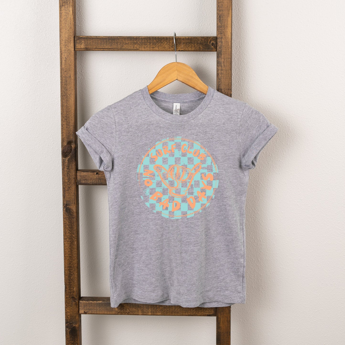 Surf Club Checkered | Toddler Short Sleeve Crew Neck
