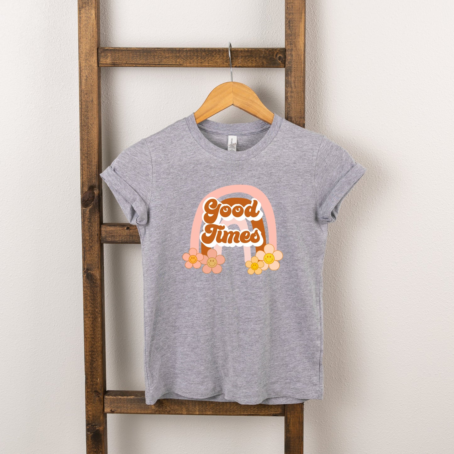 Good Times Rainbow | Toddler Short Sleeve Crew Neck