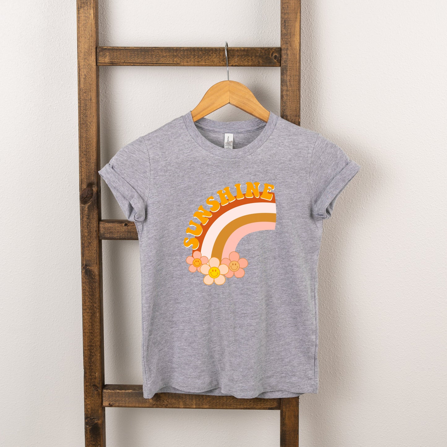 Sunshine Rainbow | Toddler Short Sleeve Crew Neck