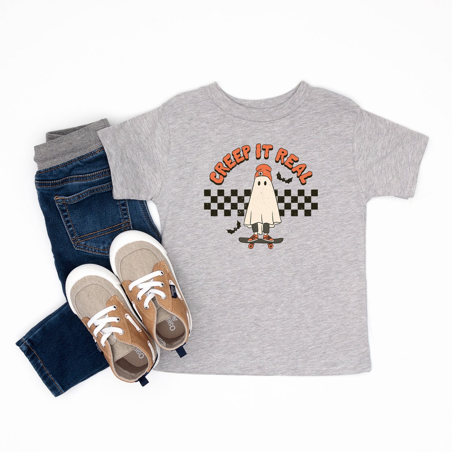 Creep It Real Skateboard | Toddler Short Sleeve Crew Neck