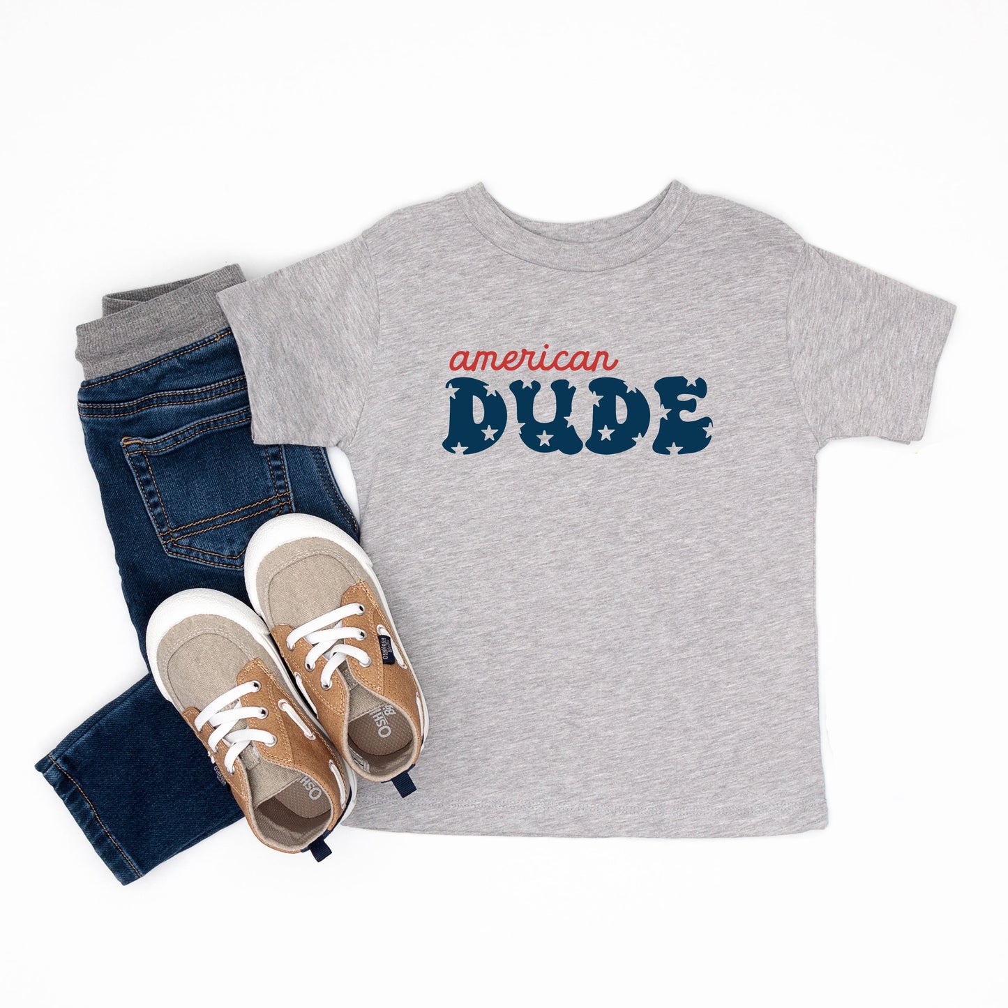 American Dude Stars | Toddler Short Sleeve Crew Neck