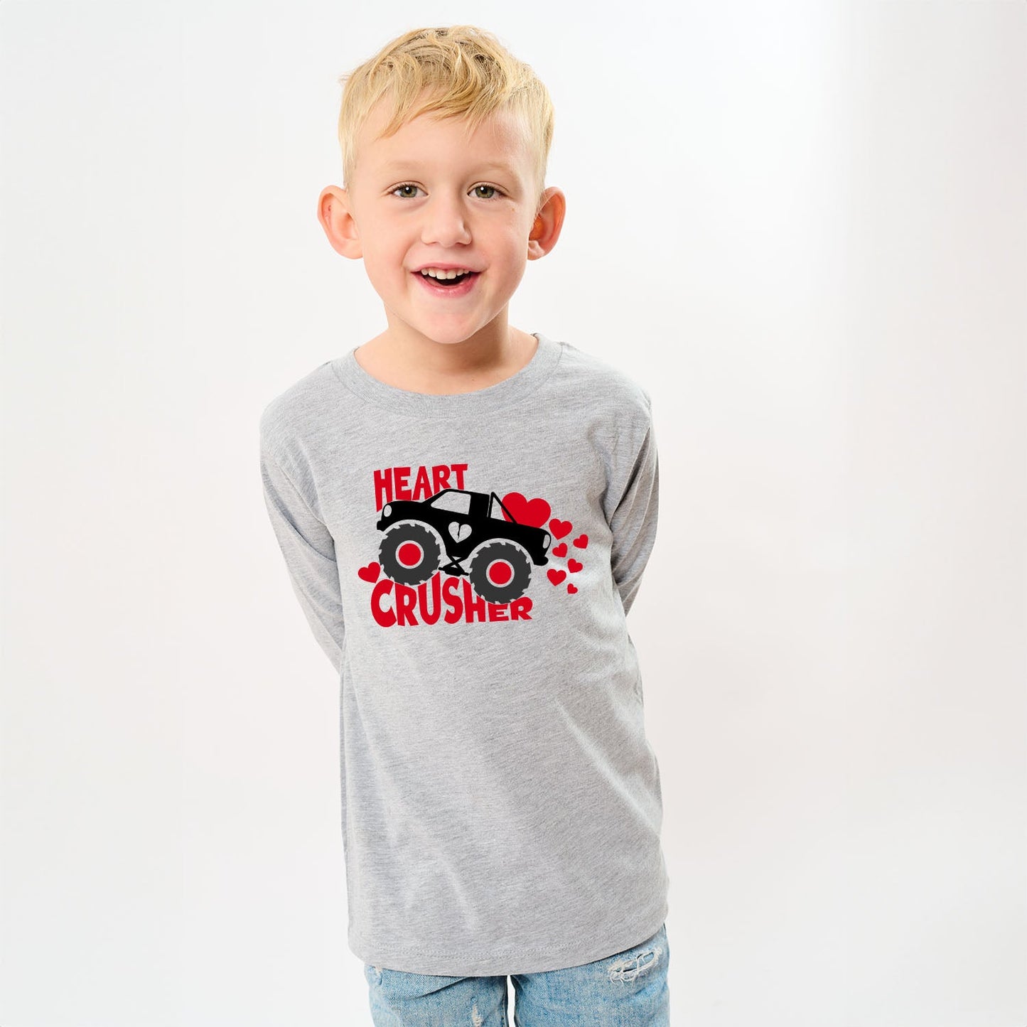 Heart Crusher | Youth Graphic Long Sleeve Tee