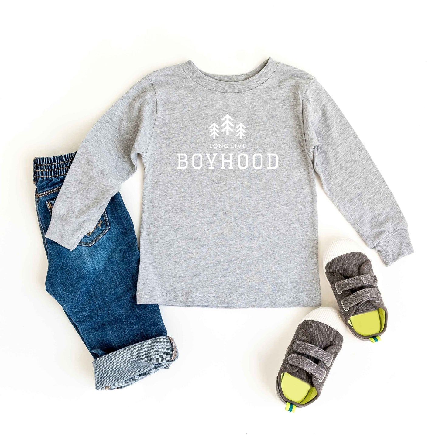 Long Live Boyhood | Youth Graphic Long Sleeve Tee