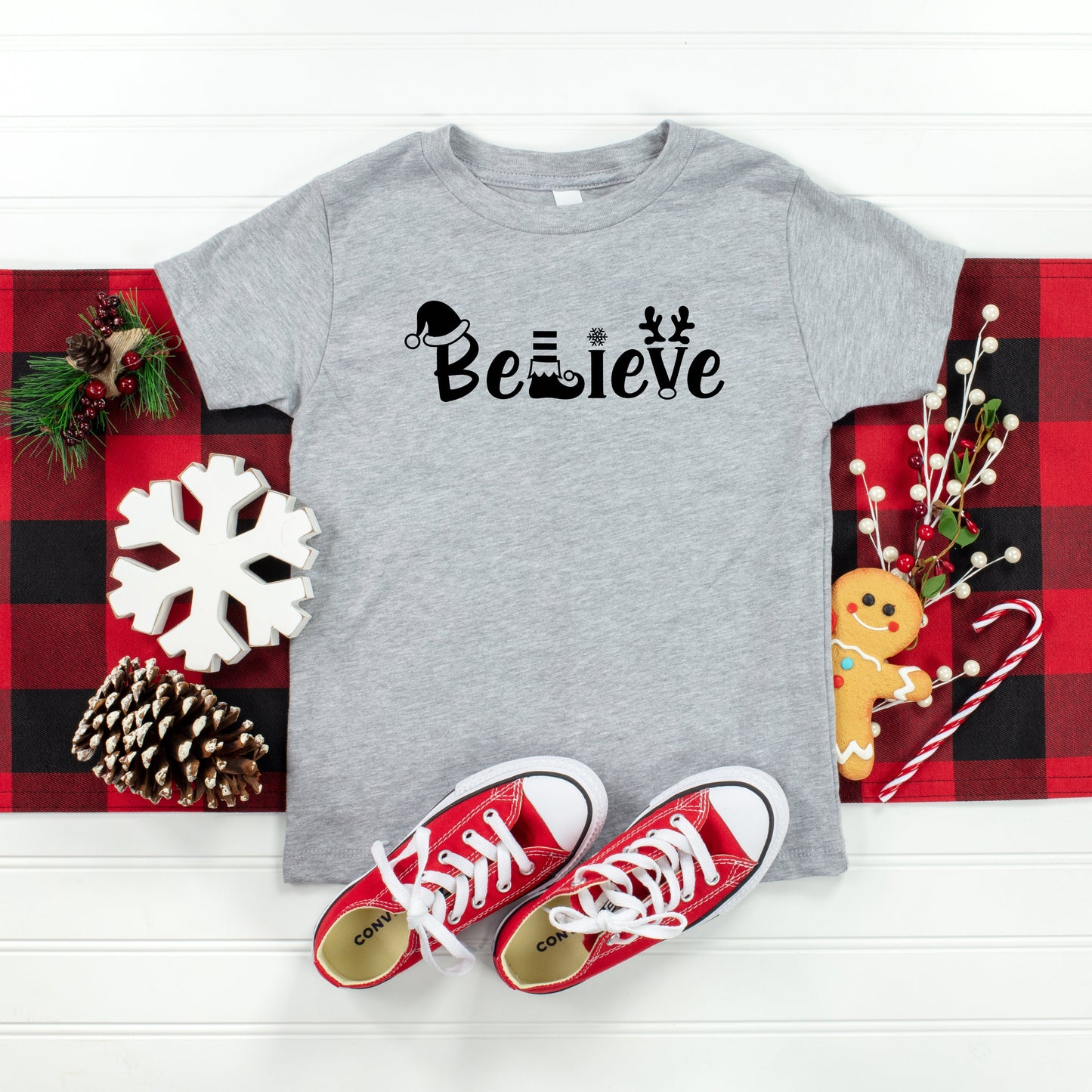 Believe Christmas | Toddler Short Sleeve Crew Neck