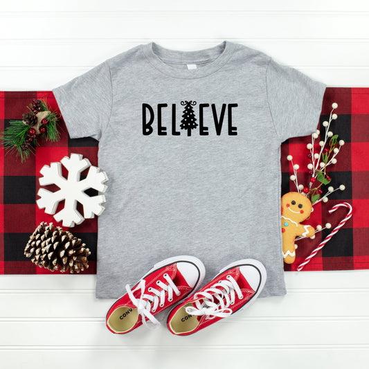 Believe Tree | Toddler Short Sleeve Crew Neck