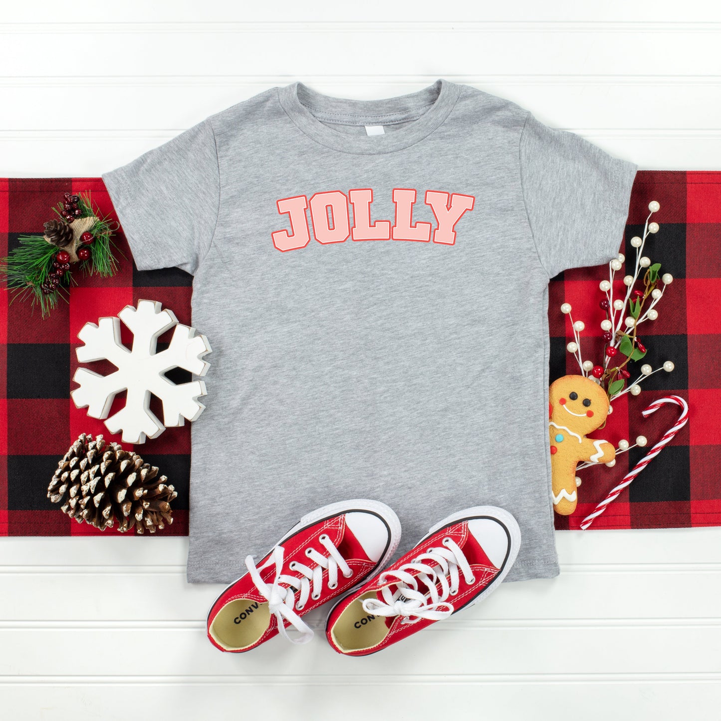 Jolly Varsity | Toddler Short Sleeve Crew Neck