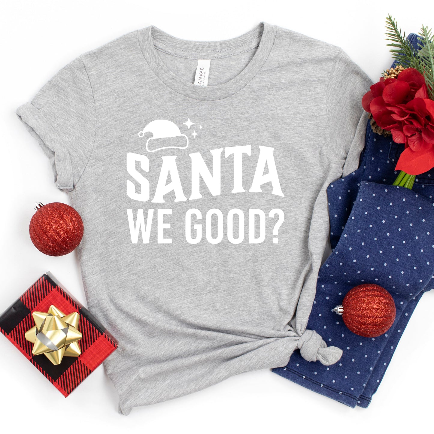 Santa We Good? | Youth Short Sleeve Crew Neck
