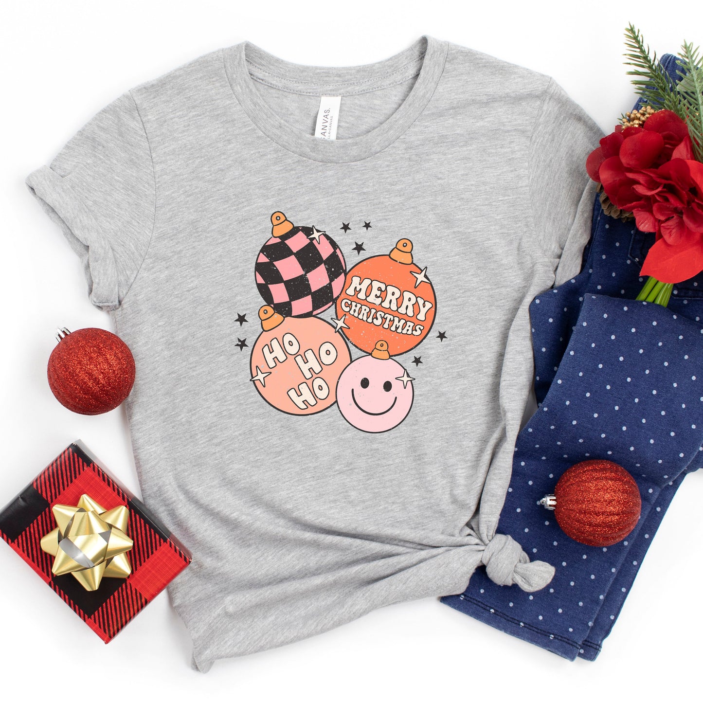 Retro Ornaments | Youth Short Sleeve Crew Neck