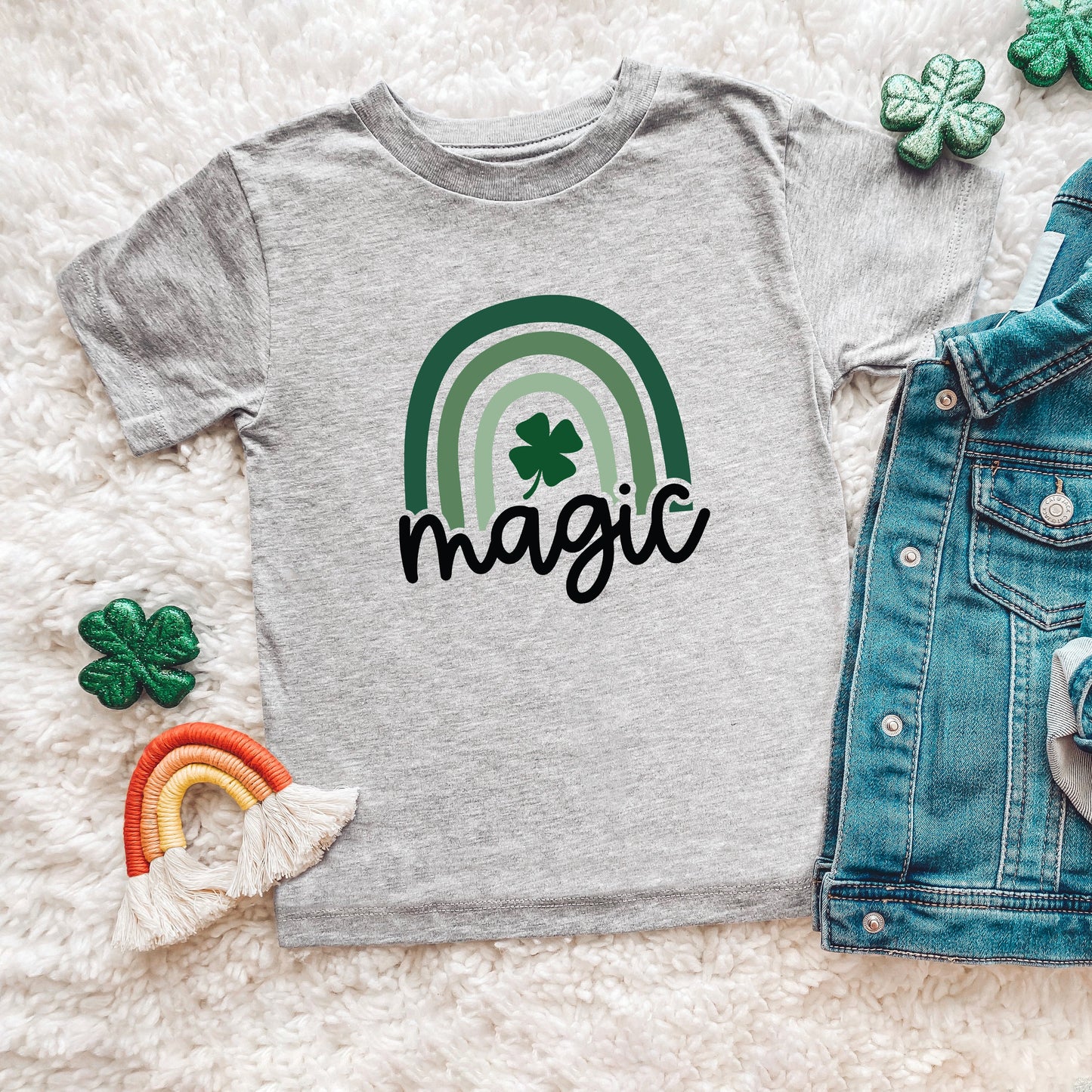 Magic Rainbow | Toddler Short Sleeve Crew Neck