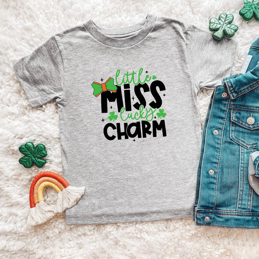 Little Miss Lucky Charm | Toddler Short Sleeve Crew Neck