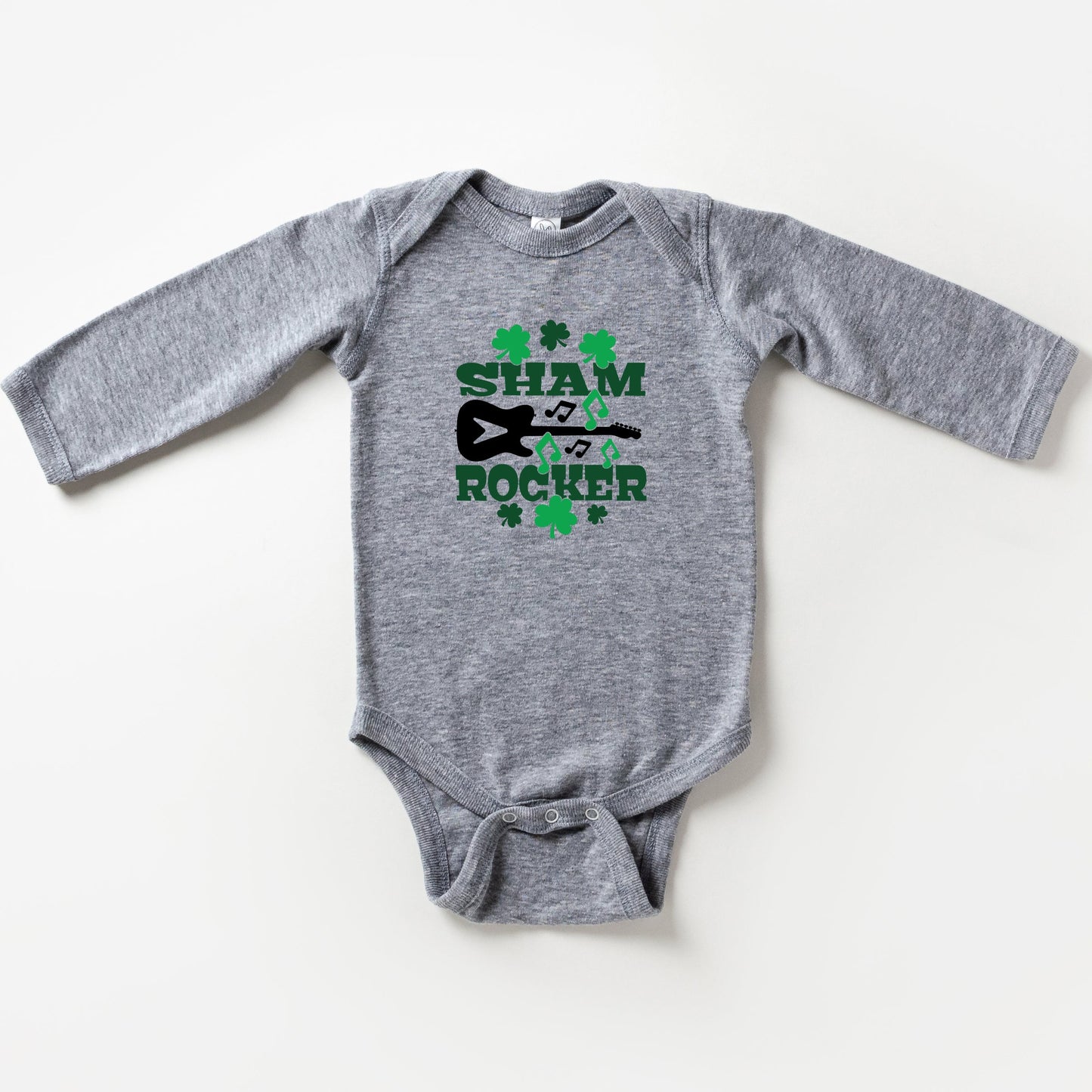 Shamrock Rocker | Baby Long Sleeve Onesie