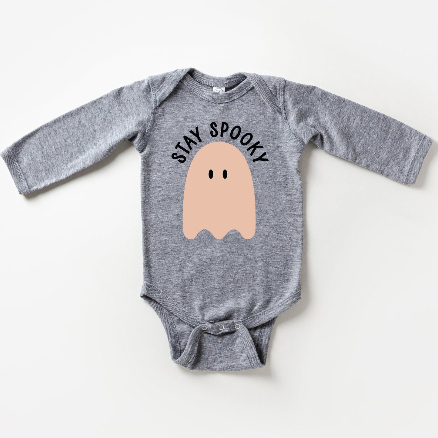 Stay Spooky Ghost | Baby Graphic Long Sleeve Onesie