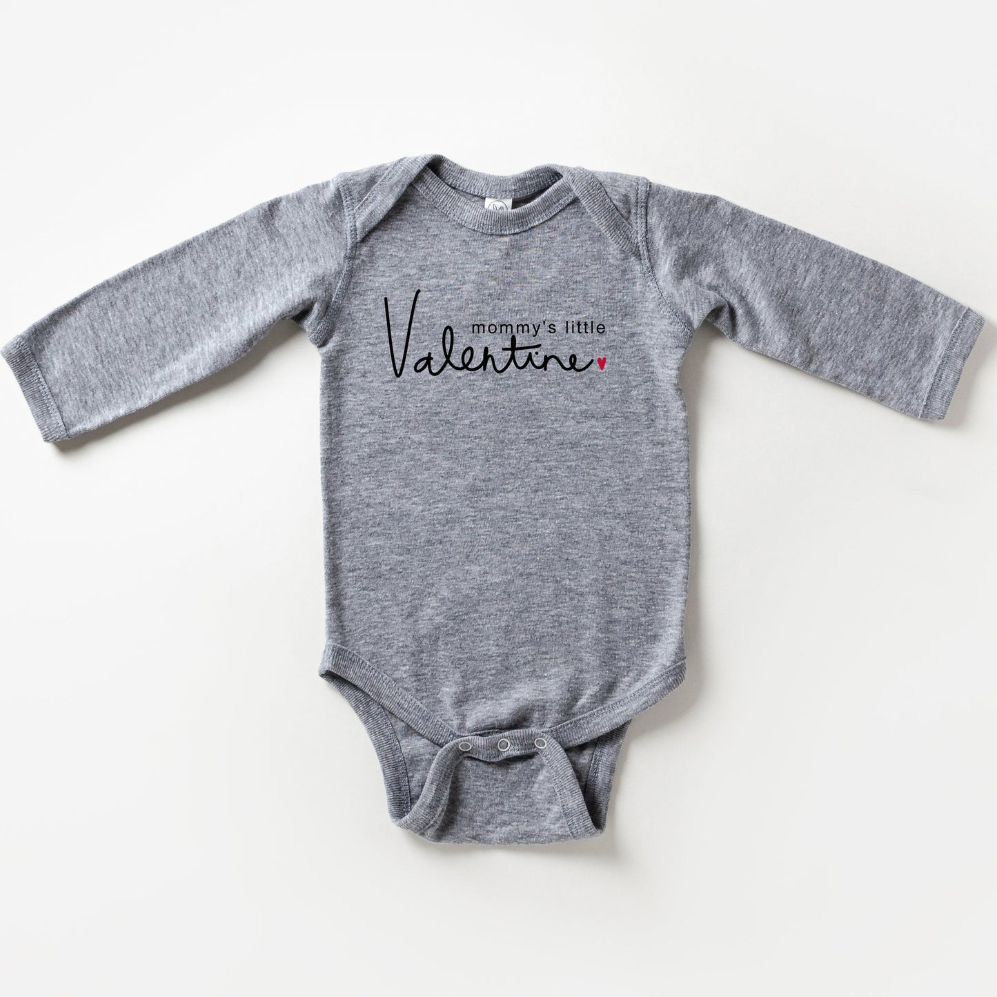 Mommy's Little Valentine | Baby Long Sleeve Onesie