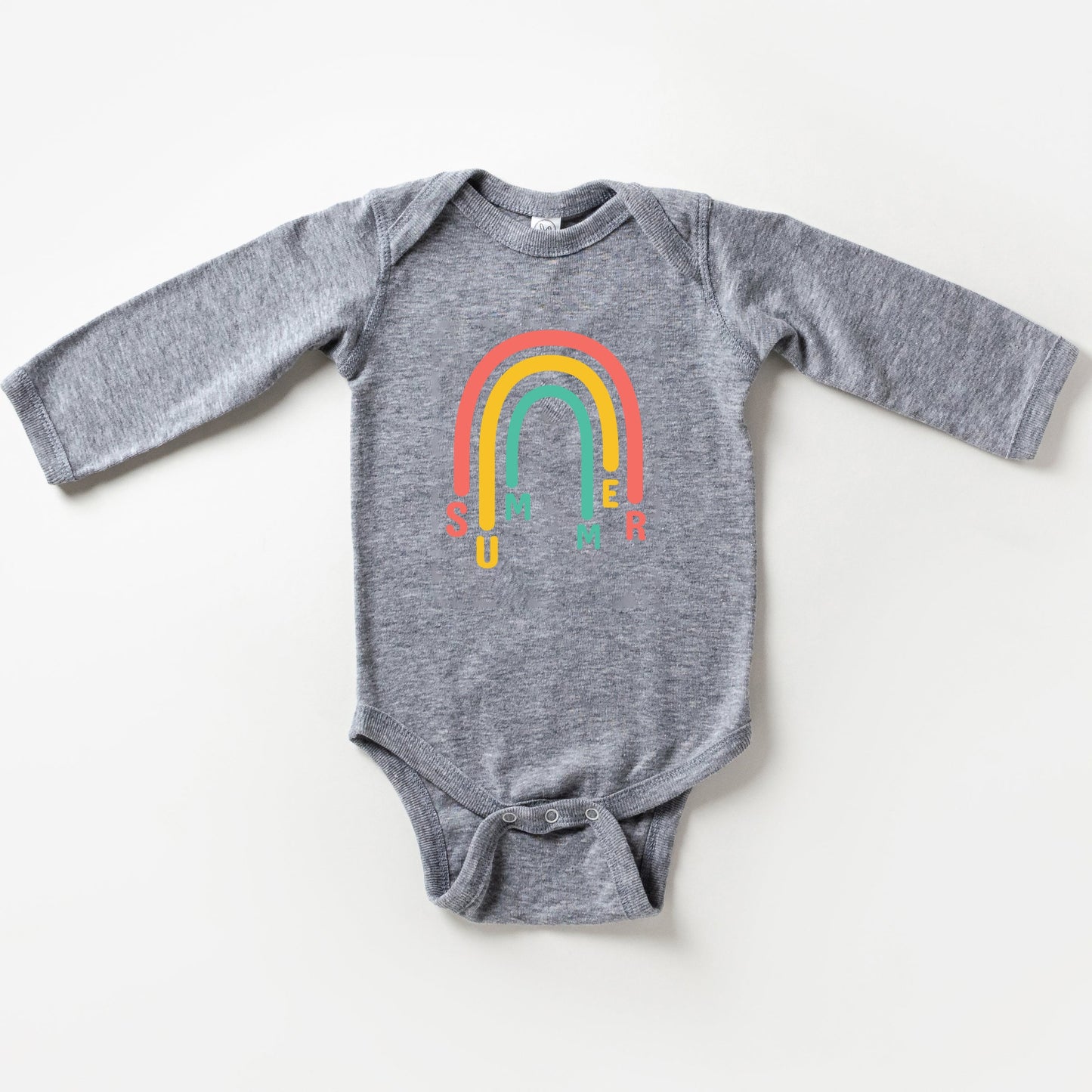 Rainbow Summer | Baby Long Sleeve Onesie